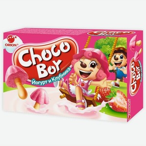 Печенье Chocoboy Йогурт и клубника 40гр