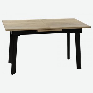 Кухонный стол Тревис Дуб Галифакс / Черный, металл