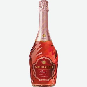 Вино Mondoro Rose розовое игристое полусладкое 9.5% 750мл