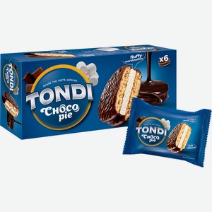 Мучное кондитерское изделие в глазури Tondi Choco Pie 180г