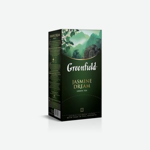 Чай зеленый Жасмин Дрим 25 пакетиков Greenfield