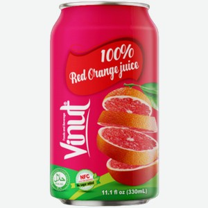 Сок Vinut Red Orange Juice 100% 0.33л