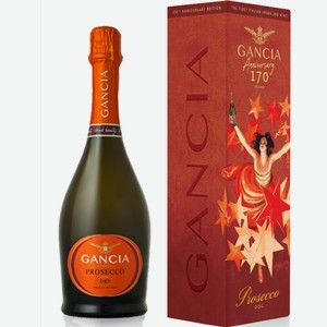 Вино игристое Gancia Prosecco Dry белое сухое 11.5% 750мл