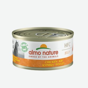 Almo Nature консервы для кошек: курица в желе (1,68 кг)