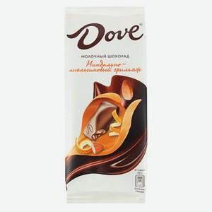 Шоколад Dove молочный Миндально-апельсиновый грильяж 90 г