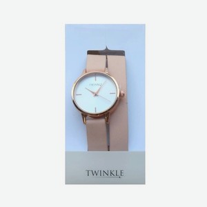 TWINKLE Наручные часы с японским механизмом, модель:  Pink Double Belt  марки TWINKLE
