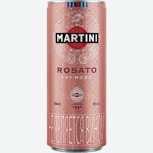 Напиток MARTINI Rosato розовый п/сух 0,25л ж/б