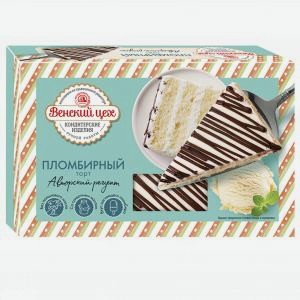 Торт ВЕНСКИЙ ЦЕХ пломбирный, 380г