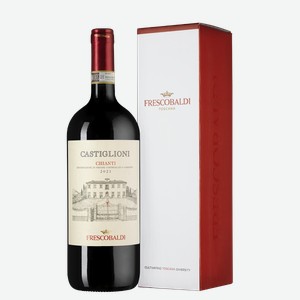 Вино Chianti Castiglioni в подарочной упаковке 1.5 л.
