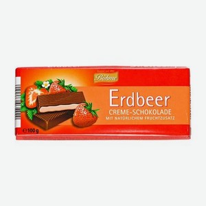 Шоколад Bohme Erdbeer темный с клубничной начинкой 100 г