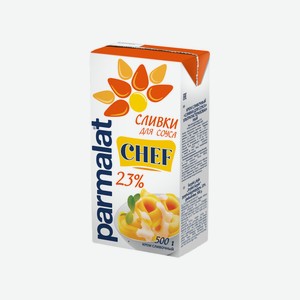 Сливки Parmalat ультрапастеризованные для соусов 23%, 500г Россия