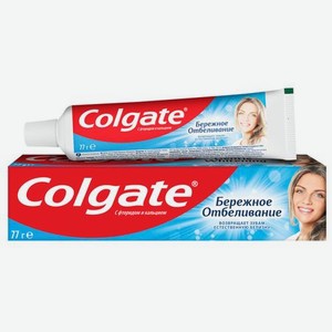 Зубная паста Colgate Бережное отбеливание, с фтором и кальцием, 50 мл