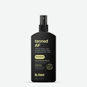B.TAN Сухое масло-спрей для загара tanned AF deep tanning dry spray oil 236