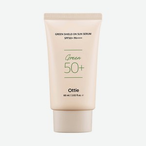 OTTIE Green Shield On Sun Serum SPF50 Солнцезащитный крем-серум для чувствительной кожи 60