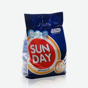 Стиральный порошок Sun Day Universal , автомат , 3кг