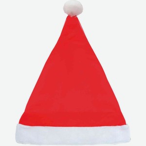 Колпак Санта-Клауса Partymania фетр цвет: красный, 30×18 см