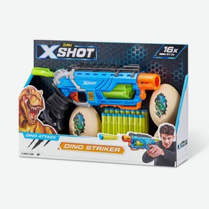 Набор игровой Zuru X-Shot - Dino Striker 16 пуль, 27×40×7 см