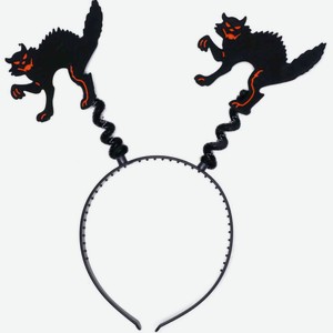 Ободок маскарадный B&H Чёрные кошки, 24×30 см
