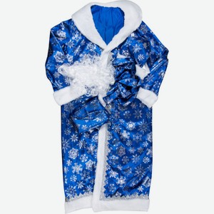 Карнавальный костюм для взрослых Дед Мороз Батик, цвет: синий, размер 54-56