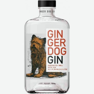 Джин Ginger Dog 37.5 % алк., Россия, 0,5 л
