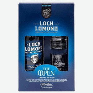 Виски Loch Lomond Open Special Edition Single Malt + бокал в подарочной упаковке 46 % алк., Шотландия, 0,7 л