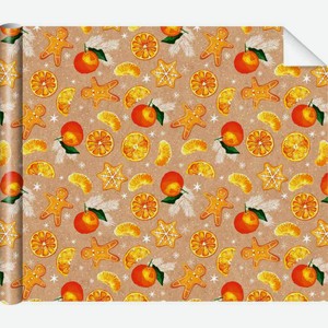 Бумага упаковочная Арт и Дизайн крафт рисунок и цвет: в ассортименте, 99×67 см