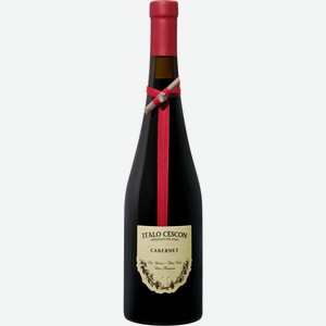 Вино ITALO CESCON Каберне Пиаве красное сухое, 0.75л, Италия, 0.75 L