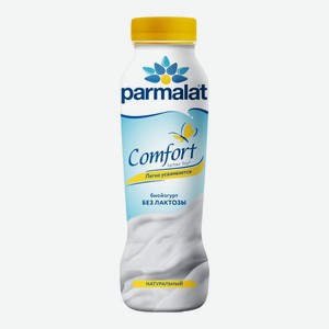Йогурт питьевой Parmalat Comfort натуральный 1,7% БЗМЖ 290 г