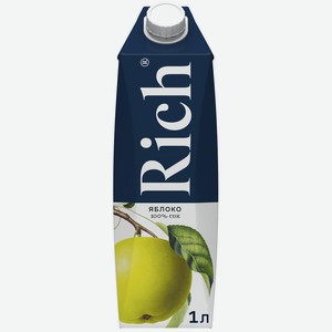 Сок Rich яблоко осветленный 1 л