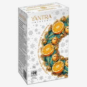 Чай черный Yantra Золотой мандарин среднелистовой с мандарином, 100 г