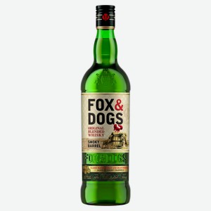 Виски Fox&Dogs Smoky Barrel Россия, 0,7 л