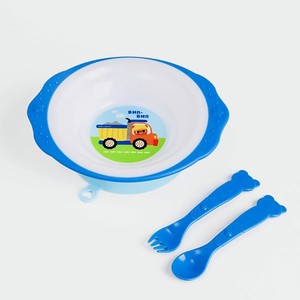MUM&BABY Набор детской посуды «Транспорт Бип-Бип»