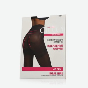 Женские колготки Atto Ideal Body Hips 40den Nero 4 размер