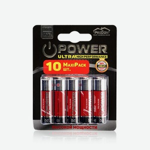 Батарейки алкалиновые ProDom Ultra AA LR6 10шт
