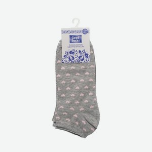 Женские носки Good Socks C1495 трикотажные серые р.23-25 3 пары