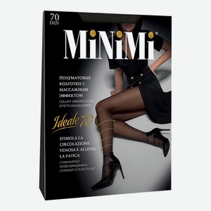 Колготки Minimi Mini IDEALE 70 ден, утяжка по ноге, размер 3, Fumo