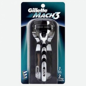 Gillette Cтанок для бритья Mach3+2 сменные кассеты