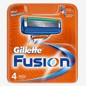 Gillette Сменные кассеты FUSION 4 шт