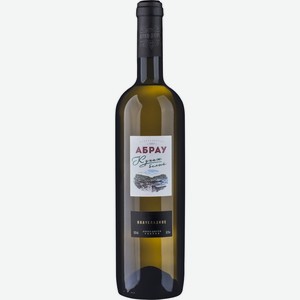 Вино АБРАУ Купаж белый белое полусладкое, 0.75л, Азербайджан, 0.75 L