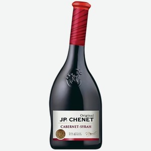 Вино J.P.CHENET Ориджинал Каберне Сира красное полусухое, 0.75л, Франция, 0.75 L