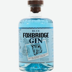 Джин FOXBRIDGE BLUE Фоксбридж блю 40%, 0.5л, Россия, 0.5 L