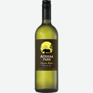 Вино AFRIKAA PARK Шенен Блан ординарное сортовое белое сухое, 0.75л, ЮАР, 0.75 L