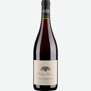 Вино HAUT DE BUISSON Кот дю Рон Вилляж красное сухое, 0.75л, Франция, 0.75 L
