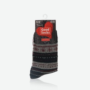 Женские носки Good Socks AW 19/2, WAT81266-6   Снежинка   с шерстью