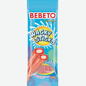 Жевательный мармелад Wacky Sticks Bebeto 75 г