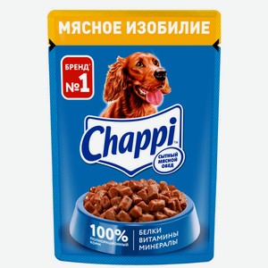 Chappi пауч для взрослых собак Мясное ассорти
