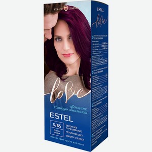 Estel LOVE Крем-краска для волос 5/65 Спелая вишня