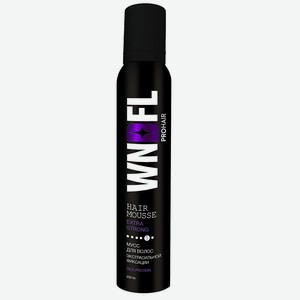WNDFL Мусс для укладки волос Экстра сильная фиксация Протеины шелка, 200 мл