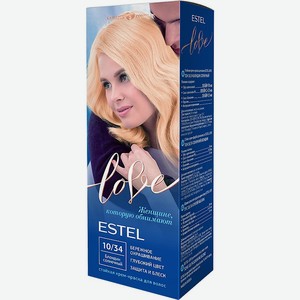 Estel LOVE Крем-краска для волос 10/34 Блондин солнечный