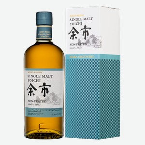 Виски Nikka Yoichi Single Malt Non-Peated, gift box 0.7 л.